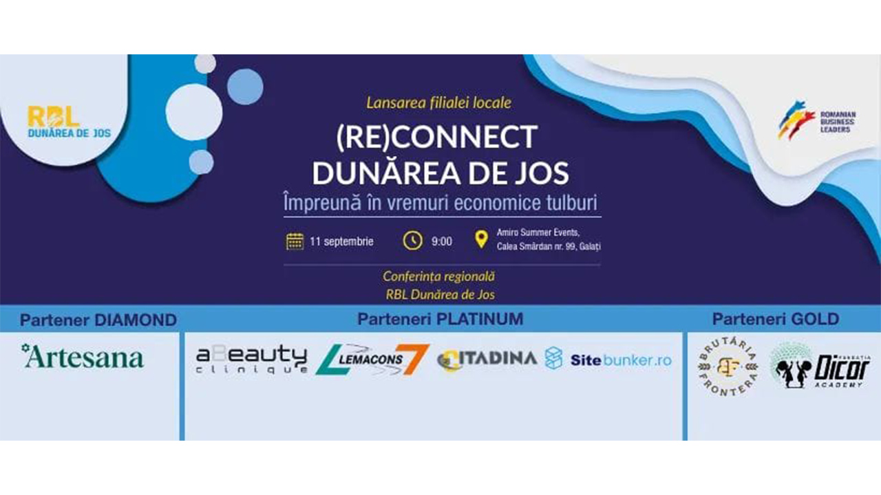 Citadina 98 – Partener de încredere la lansarea comunității Romanian Business Leaders Dunărea de Jos