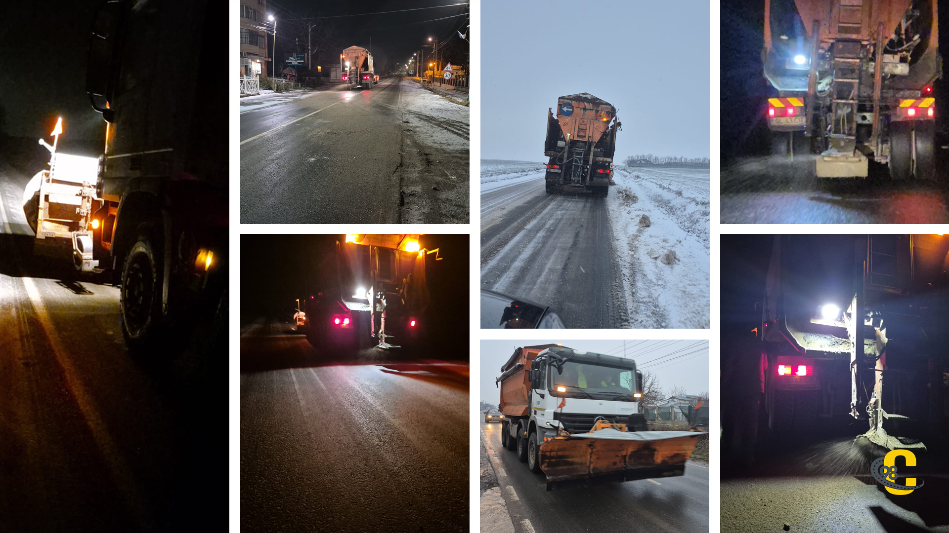 intervenții de deszăpezire pe drumurile județene